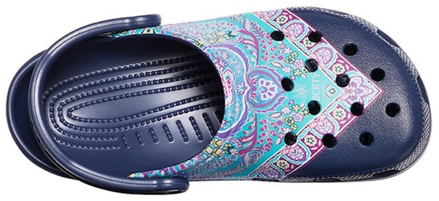 (W) Crocs Classic Clog Liberty London Azul Profundo Sandalias. 206447-410 Shop (W) Crocs Classic Clog Liberty London Azul Profundo Sandalias. 206447-410