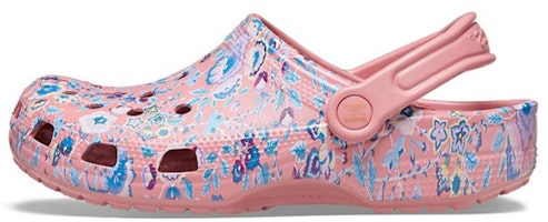 (Women) Crocs Classic Clog Liberty London Beach Pink Sandals 206447-9A5 (Women) Crocs Classic Clog Liberty London Beach Pink Sandals 206447-9A5