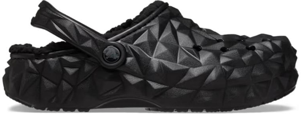 (Women) Crocs Classic Clog Lined Geometric Shoes 'Black' 210069-001 Order (Women) Crocs Classic Clog Lined Geometric Shoes 'Black' 210069-001