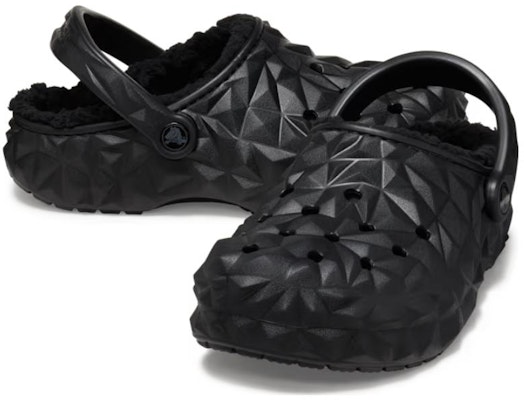(Women) Crocs Classic Clog Lined Geometric Shoes 'Black' 210069-001 Shop (Women) Crocs Classic Clog Lined Geometric Shoes 'Black' 210069-001