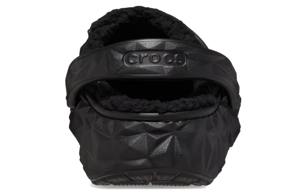 Purchase (W) Kasut Crocs Classic Clog Geometri Berbulu 'Hitam' 210069-001