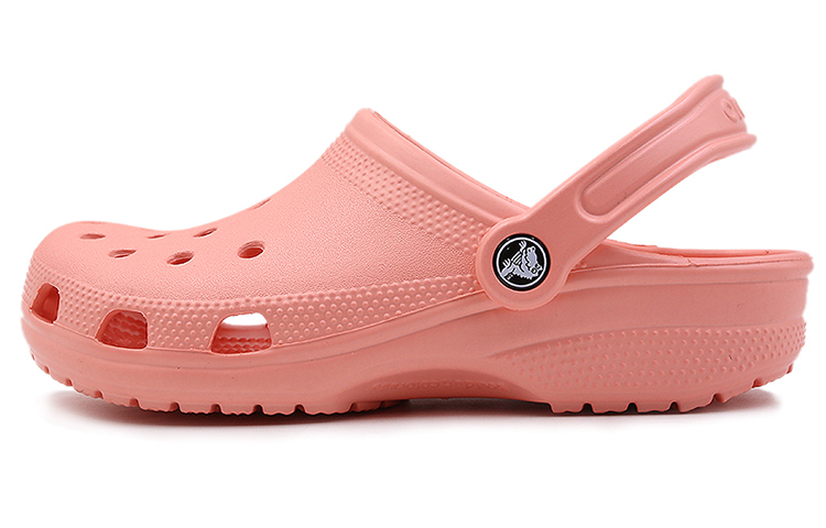 (Women) Crocs Classic Clog Outdoor Beach Sports Slippers Pink 10001-737