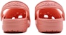 (W) Crocs Klasik Tersumbat Sukan Pantai Outdoor Selipar Merah Jambu 10001-737