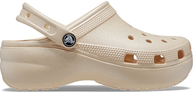 (W) Crocs经典厚底闪光拖鞋‘香草’ 208590-108 Order (W) Crocs经典厚底闪光拖鞋‘香草’ 208590-108