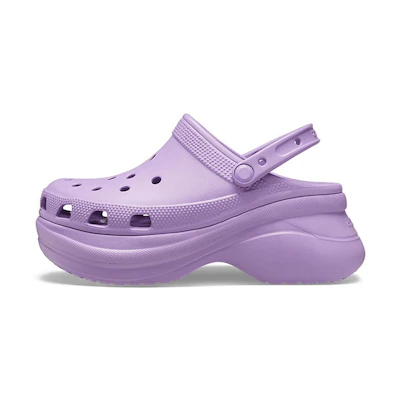(W) Crocs Classic clog Retro Crocs Outdoor Thick Sole Sports Purple Sandals