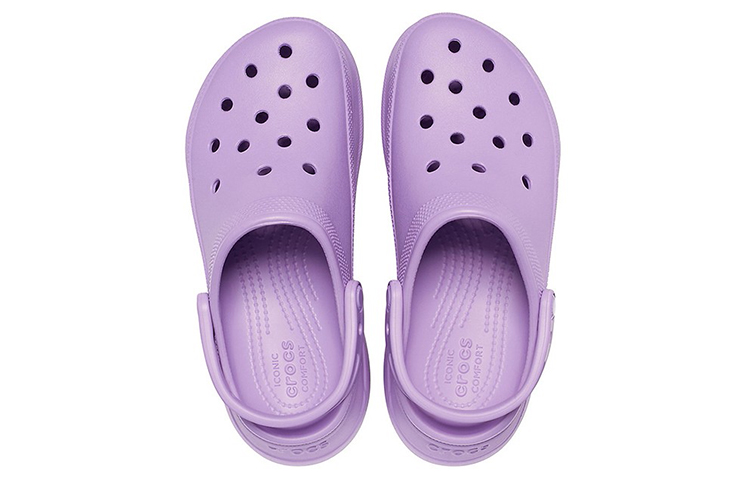 Purchase (W) Crocs Classic Sabots Rétro Outdoor Épaisse Semelle Sports Sandales Violettes 206302-5PR