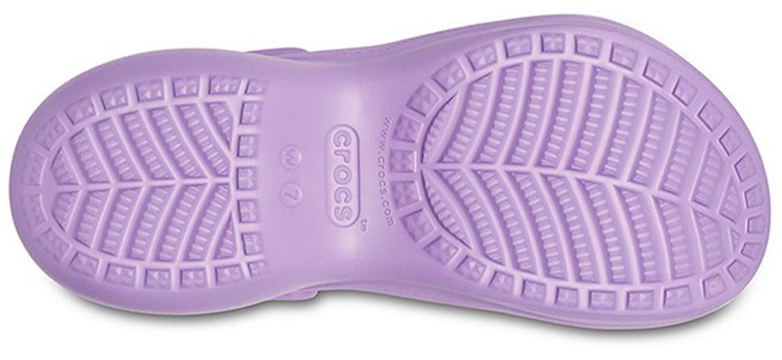 (W) Crocs经典复古厚底户外运动紫色凉鞋 206302-5PR Sizing (W) Crocs经典复古厚底户外运动紫色凉鞋 206302-5PR