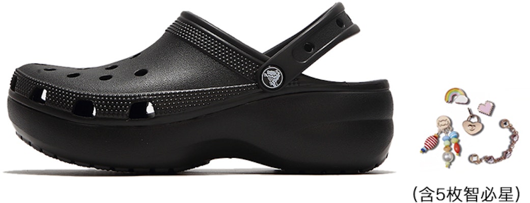(Women) Crocs Classic Platform Clog 'Black' 206750-001 Purchase (Women) Crocs Classic Platform Clog 'Black' 206750-001