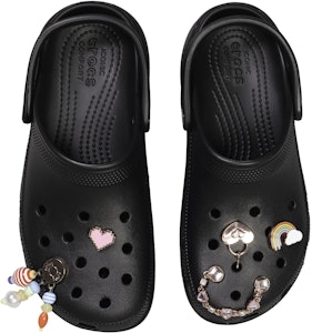 (W) クロックス クラシック サンダル (黒) 206750-001 1