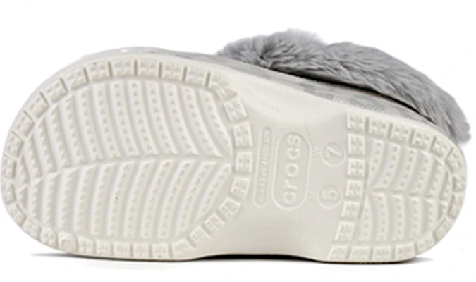 (W) Sabot Crocs Classique Blanc ''Mammoth Luxe'' 205921-159 Details for (W) Sabot Crocs Classique Blanc ''Mammoth Luxe'' 205921-159