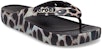 (W) Crocs Classic Cloud Flip-Flops 'Cetakan Harimau Bintang Hitam' 207845-0CU