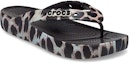 Lookbook (W) Crocs Classic Cloud Flip-Flops 'Cetakan Harimau Bintang Hitam' 207845-0CU