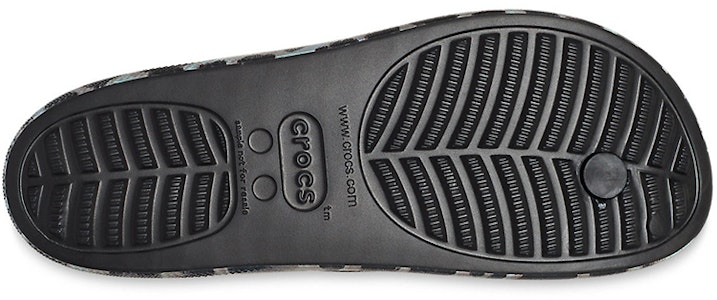 (W) Crocs Classic Cloud Flip-Flops 'Cetakan Harimau Bintang Hitam' 207845-0CU Details for (W) Crocs Classic Cloud Flip-Flops 'Cetakan Harimau Bintang Hitam' 207845-0CU