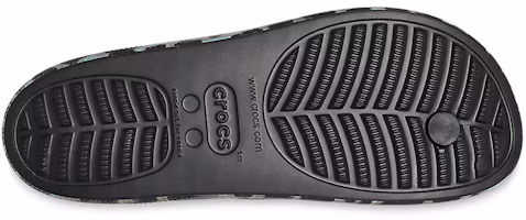 Sizing (Women) Crocs Classic Cloud Flip-Flops 'Black Leopard Print' 207845-0CU