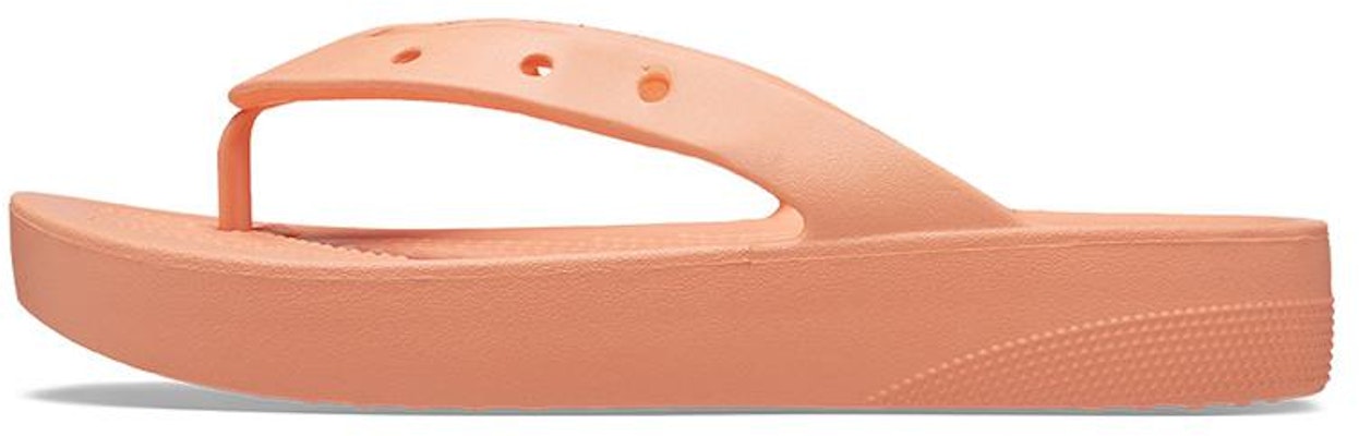 (Women) Crocs Classic Cloud Flip Flops 'Papaya Red' 207714-83E Buy (Women) Crocs Classic Cloud Flip Flops 'Papaya Red' 207714-83E