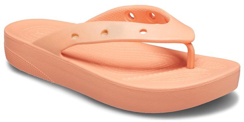 (Women) Crocs Classic Cloud Flip Flops 'Papaya Red' 207714-83E Lookbook (Women) Crocs Classic Cloud Flip Flops 'Papaya Red' 207714-83E