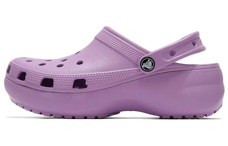 (Women) Crocs Classic clouds Retro Beach Shoe Purple 206750-5PR