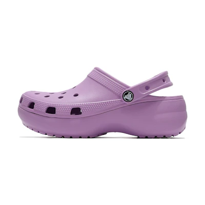 (W) Crocs Classic clouds Retro Beach Shoe Purple