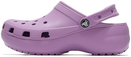 (Women) Crocs Classic clouds Retro Beach Shoe Purple 206750-5PR (Women) Crocs Classic clouds Retro Beach Shoe Purple 206750-5PR
