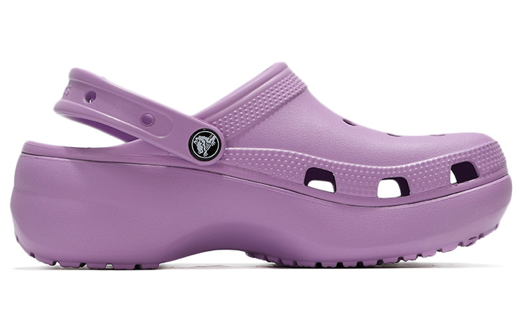 Order (W) Crocs Classic Awan Sepatu Pantai Retro Ungu 206750-5PR