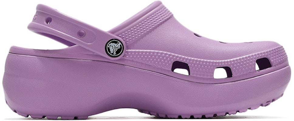 (Women) Crocs Classic clouds Retro Beach Shoe Purple 206750-5PR Order (Women) Crocs Classic clouds Retro Beach Shoe Purple 206750-5PR