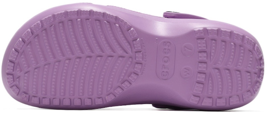 (Women) Crocs Classic clouds Retro Beach Shoe Purple 206750-5PR Shop (Women) Crocs Classic clouds Retro Beach Shoe Purple 206750-5PR