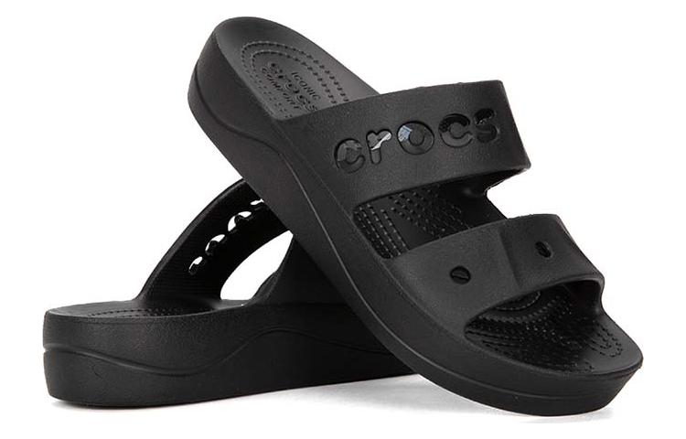 Order (W) クロックス クラシック コンフォート スライド (黒) 208188