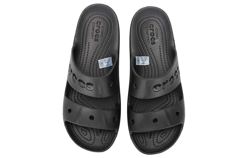 Lookbook (W) クロックス クラシック コンフォート スライド (黒) 208188
