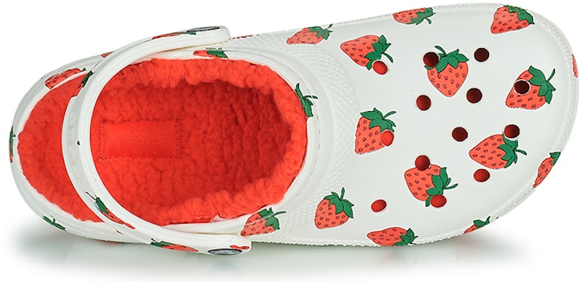 (W) Sandalias Crocs Classic Cotton 'Blanco Rojo' 207301-1F5 Lookbook (W) Sandalias Crocs Classic Cotton 'Blanco Rojo' 207301-1F5