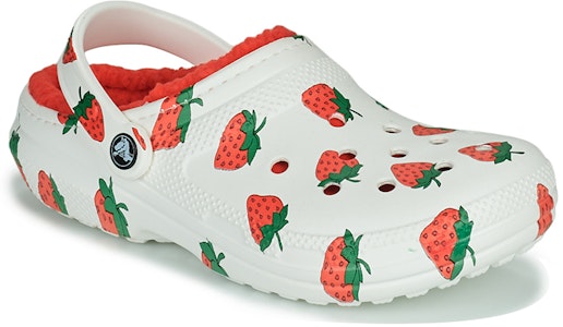 (W) 크록스 클래식 코튼 샌들 (화이트/레드) 207301-1F5 Shop (W) 크록스 클래식 코튼 샌들 (화이트/레드) 207301-1F5