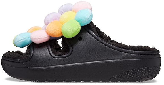 (W) Crocs Classic Cozy Daisy Clogs 'Hitam Multi' 209240-001 Buy (W) Crocs Classic Cozy Daisy Clogs 'Hitam Multi' 209240-001