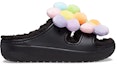Order (W) Crocs Klasik Cozy Daisy Clogs 'Hitam Pelbagai' 209240-001