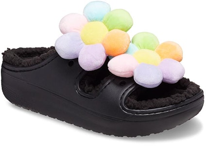 (W) Crocs Classic Cozy Daisy Clogs 'Hitam Multi' 209240-001 Lookbook (W) Crocs Classic Cozy Daisy Clogs 'Hitam Multi' 209240-001