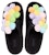 (W) Crocs Klasik Cozy Daisy Clogs 'Hitam Pelbagai' 209240-001