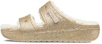 Buy (W) Sandal Crocs Classic Cozzzy Glitter 'Emas Pelbagai' 208124-93S