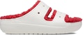 (W) Crocs Classic Cozzzy Sandal Sweater Hari Raya 'Putih Merah' 209227-90H