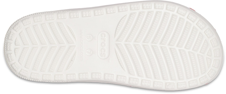 (W) Sandalias Crocs Classic Cozzzy Holiday Sweater 'Blanco Rojo'. 209227-90H Details for (W) Sandalias Crocs Classic Cozzzy Holiday Sweater 'Blanco Rojo'. 209227-90H