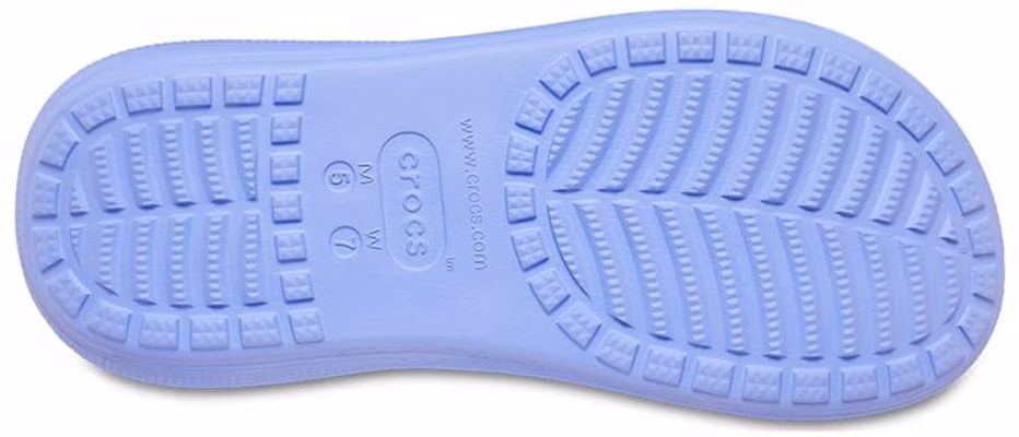 Crocs卡駱馳 Classic Crush 休閒拖鞋 女款 水晶紫 Details for Crocs卡駱馳 Classic Crush 休閒拖鞋 女款 水晶紫