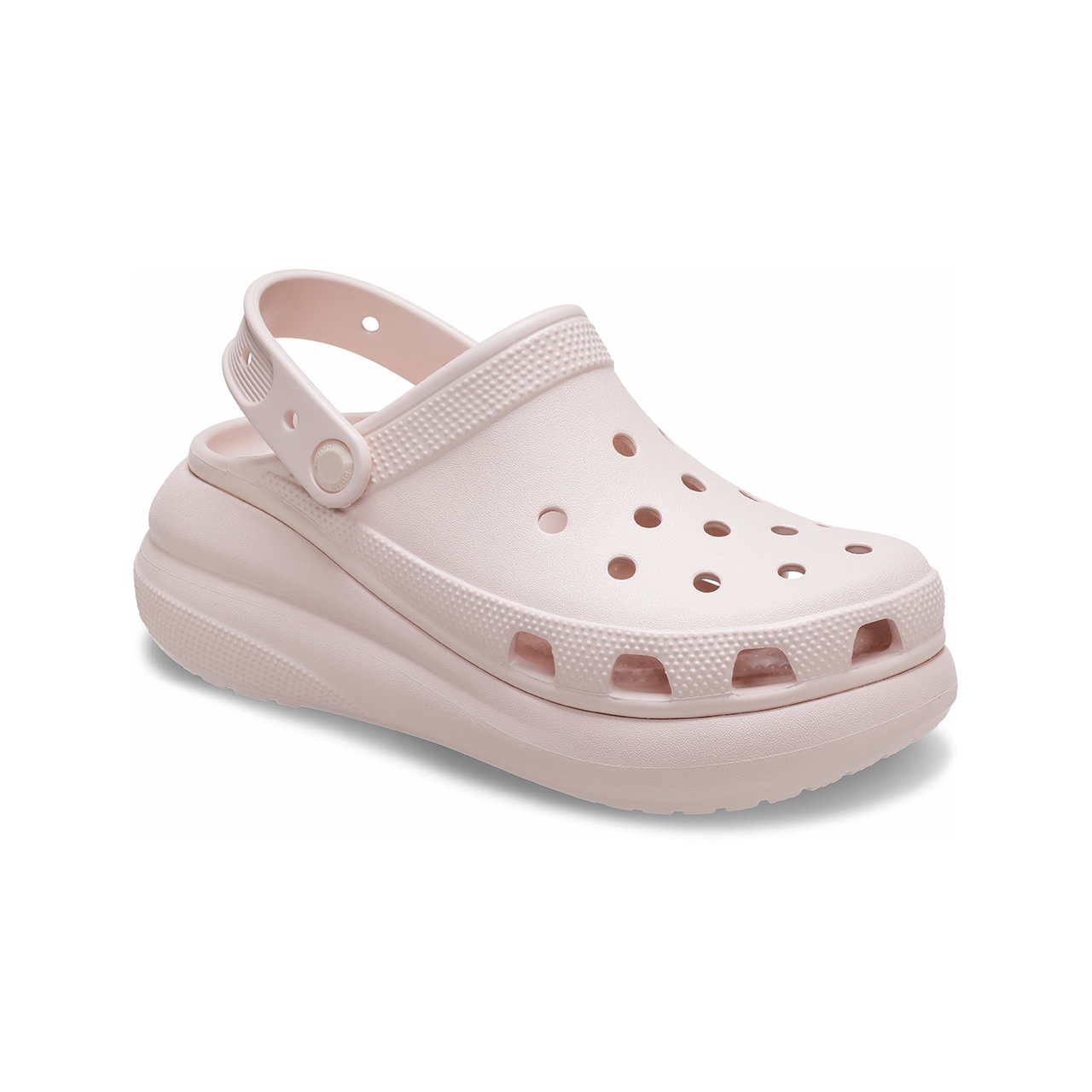 Lookbook (W) Crocs Classic Crush Zuecos 'Rosa Claro' 207521-6UR