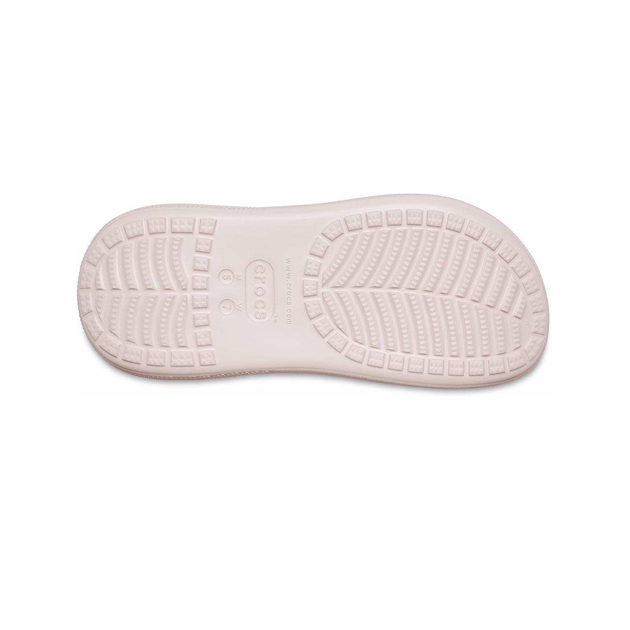 Details for (W) Crocs Classic Crush Zuecos 'Rosa Claro' 207521-6UR