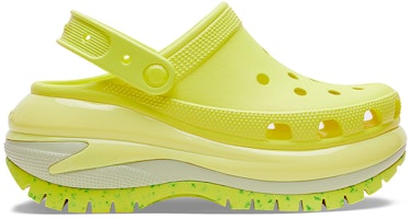 Crocs卡樂駝 經典閃光厚底洞洞涼鞋 女款 酸黃色 Order Crocs卡樂駝 經典閃光厚底洞洞涼鞋 女款 酸黃色