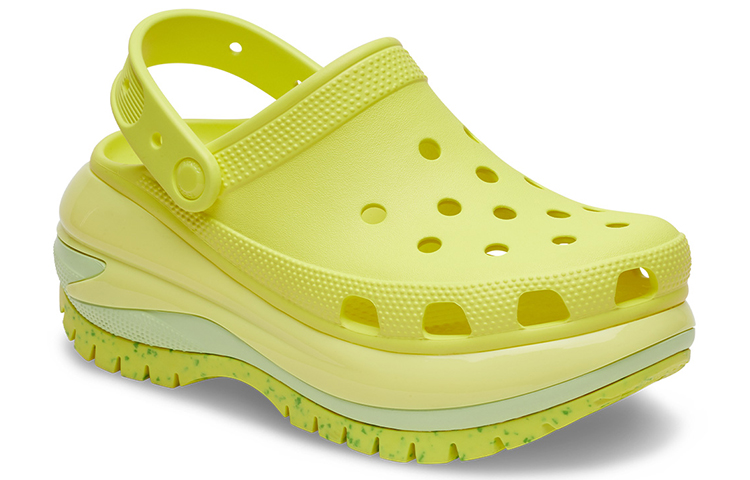 Lookbook (W) Zuecos Crocs Classic Crush 'Verde Fluorescente' 207988-76M