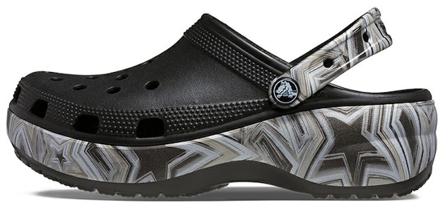 (W) 크록스 클래식 크러쉬 디스코 클로그 블랙 (Crocs Classic Crush Disco Clog Black) 208123-0C4 Buy (W) 크록스 클래식 크러쉬 디스코 클로그 블랙 (Crocs Classic Crush Disco Clog Black) 208123-0C4