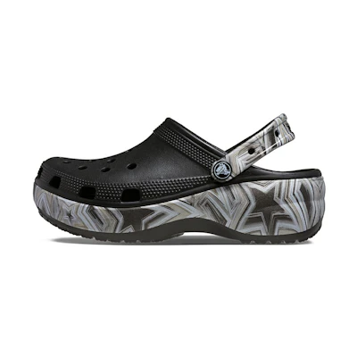 (W) Crocs Classic Crush Disco Clog 'Black'
