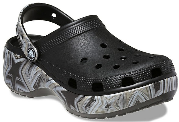 (Women) Crocs Classic Crush Disco Clog 'Black' 208123-0C4 Lookbook (Women) Crocs Classic Crush Disco Clog 'Black' 208123-0C4