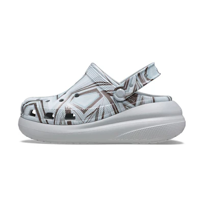 (W) Crocs Classic Crush Disco Clog 'Clear Bue'
