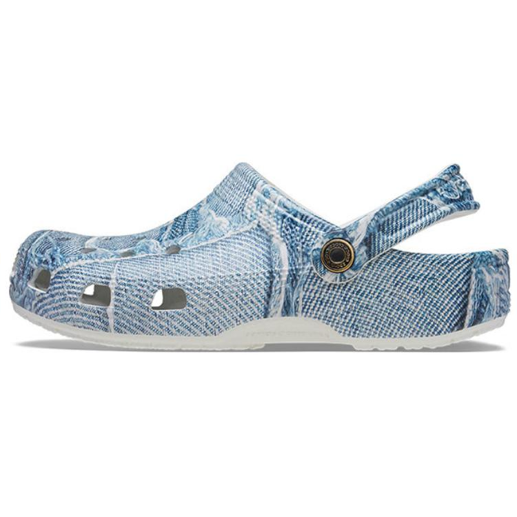 (Women) Crocs Classic Denim Clog Light Denim 210402-4MH