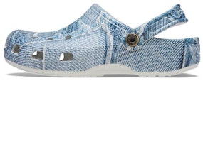 (Women) Crocs Classic Denim Clog Light Denim 210402-4MH (Women) Crocs Classic Denim Clog Light Denim 210402-4MH