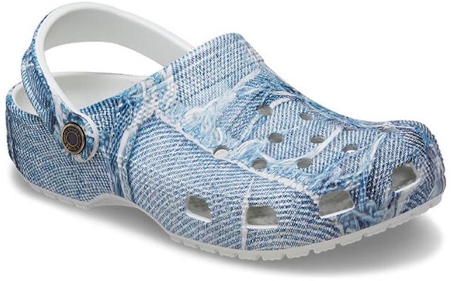 (W) Crocs Classic Denim Clog Denim Cerah 210402-4MH Lookbook (W) Crocs Classic Denim Clog Denim Cerah 210402-4MH