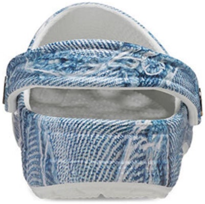 (W) Crocs Classic Denim Clog Denim Cerah 210402-4MH Shop (W) Crocs Classic Denim Clog Denim Cerah 210402-4MH